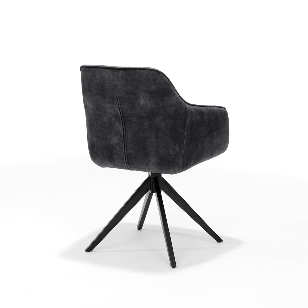 Astrid Swivel Chair – Anthracite