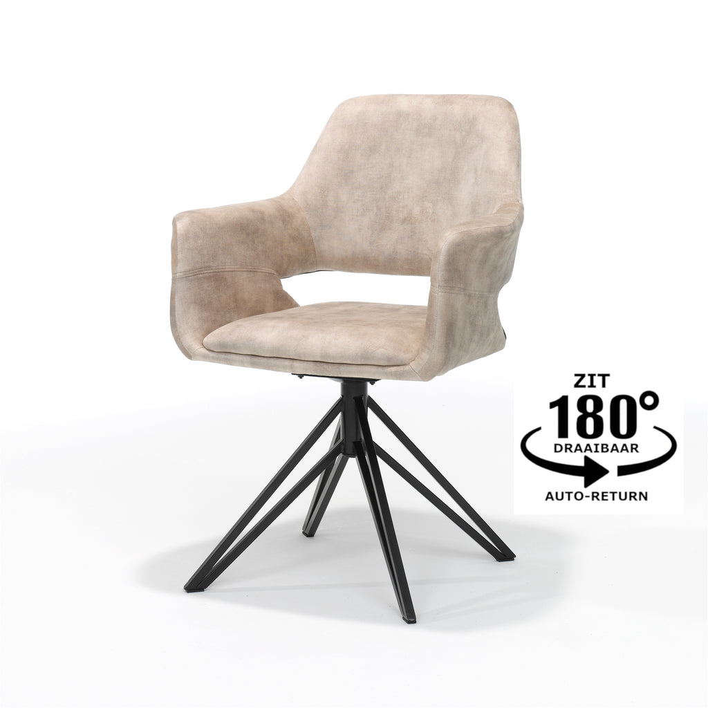 Rana Swivel Chair – Sand