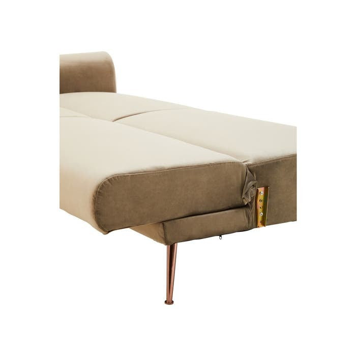 Adelaide Sofa Bed – Mink Velvet