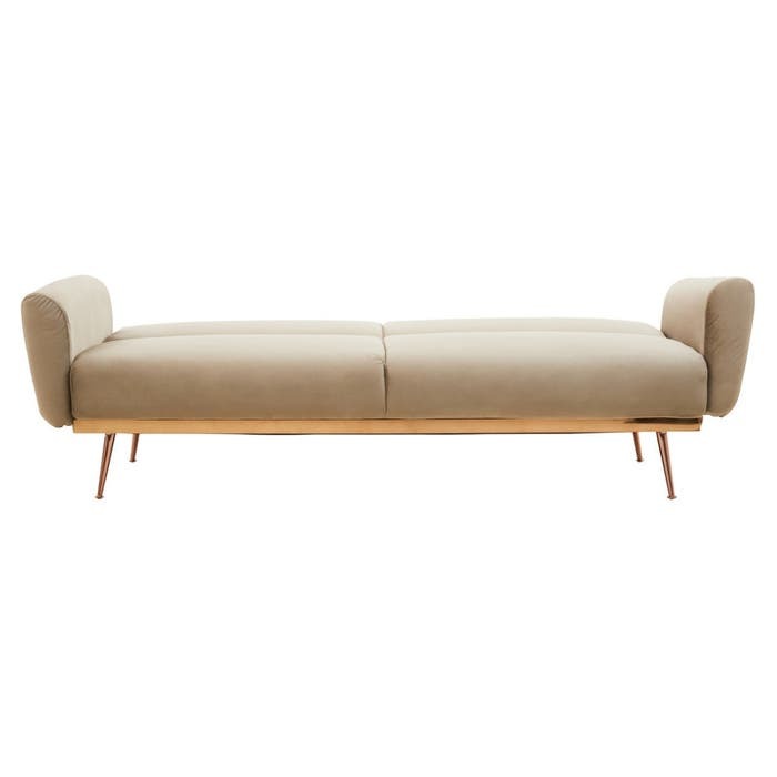 Adelaide Sofa Bed – Mink Velvet