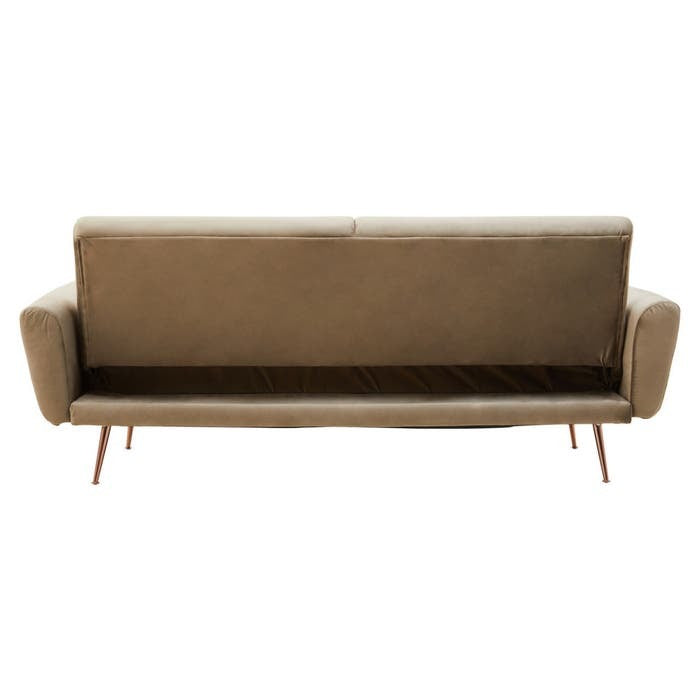 Adelaide Sofa Bed – Mink Velvet