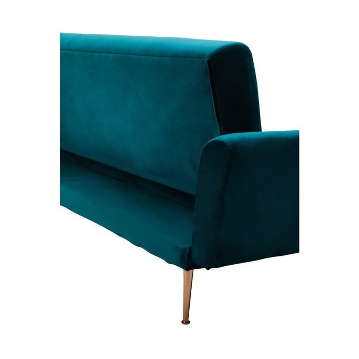 Adelaide Sofa Bed – Blue-Green Velvet