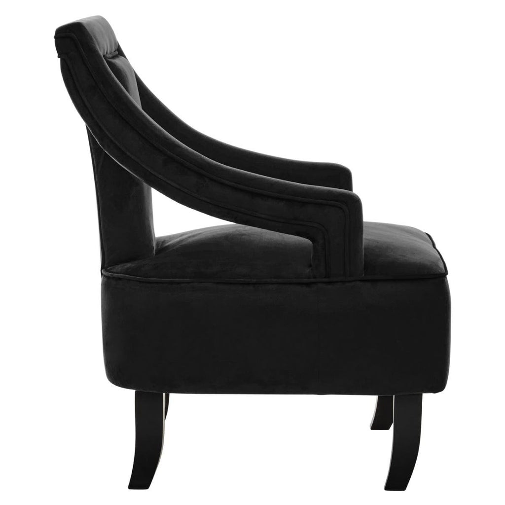 Alain Armchair – Black Velvet