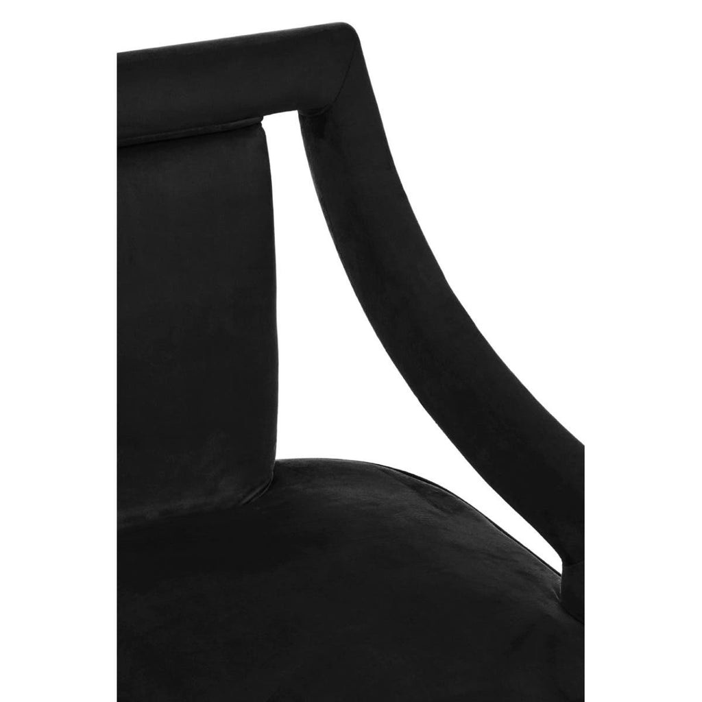 Alain Armchair – Black Velvet