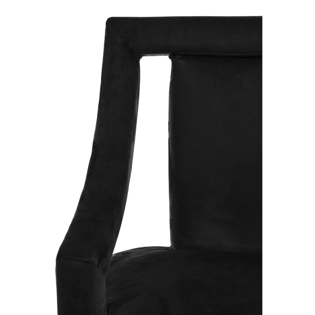 Alain Armchair – Black Velvet