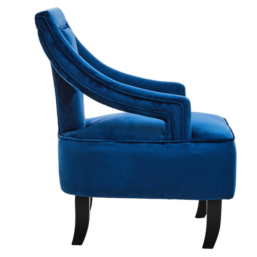 Alain Armchair – Midnight Blue Velvet