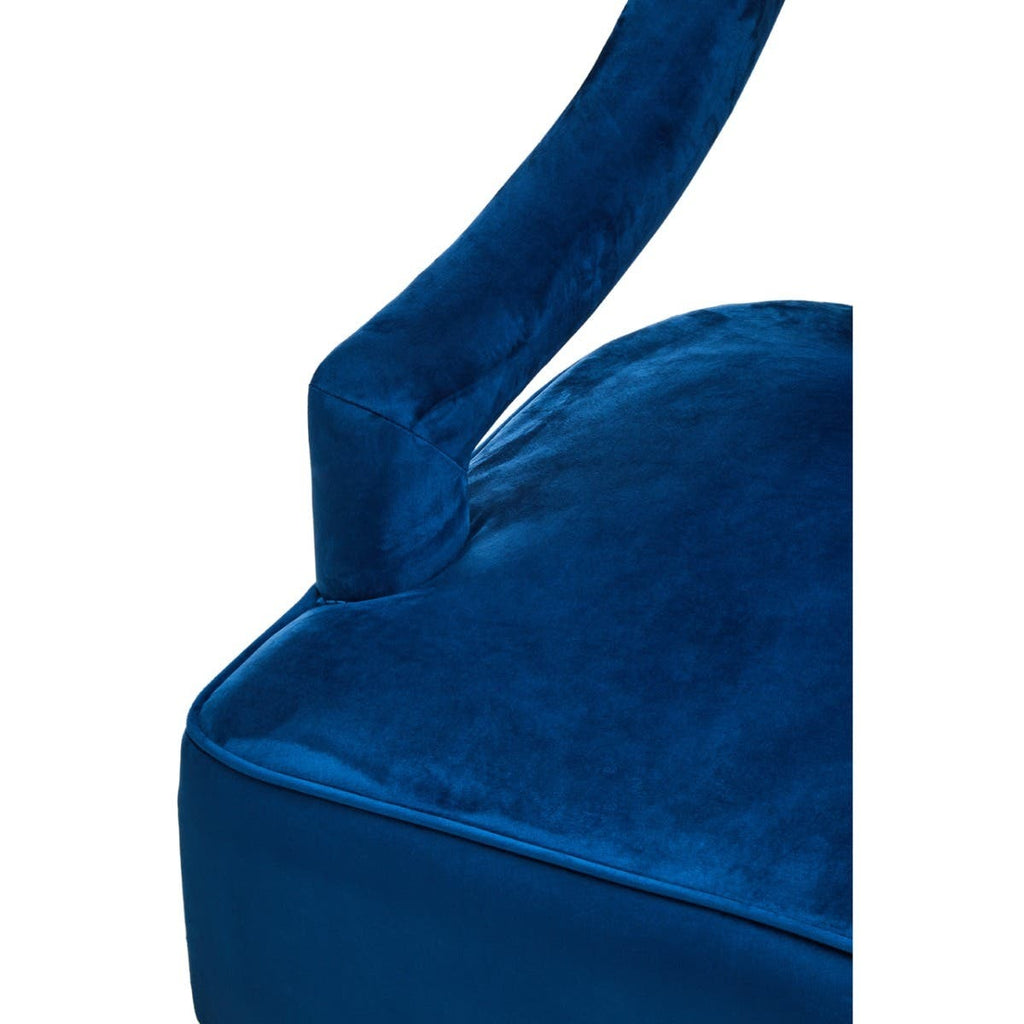 Alain Armchair – Midnight Blue Velvet