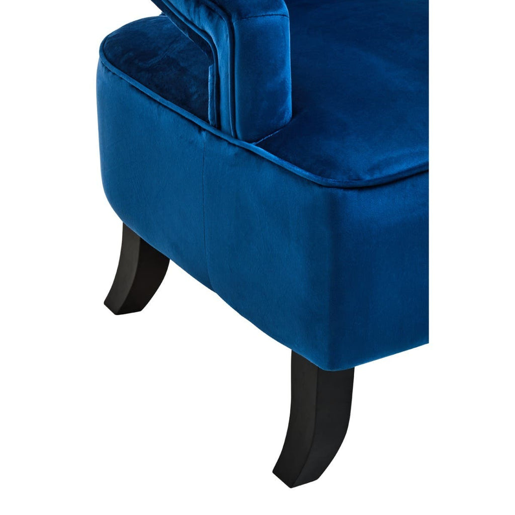 Alain Armchair – Midnight Blue Velvet