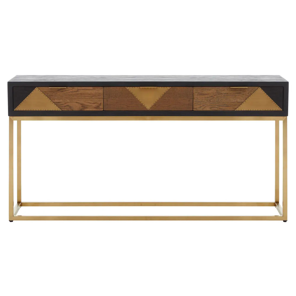 Alaric Geometric Console Table