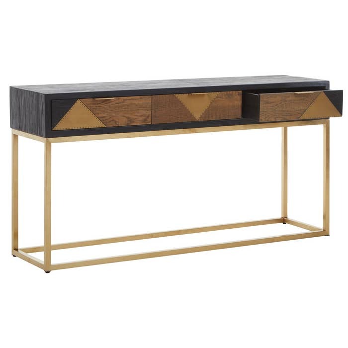 Alaric Geometric Console Table