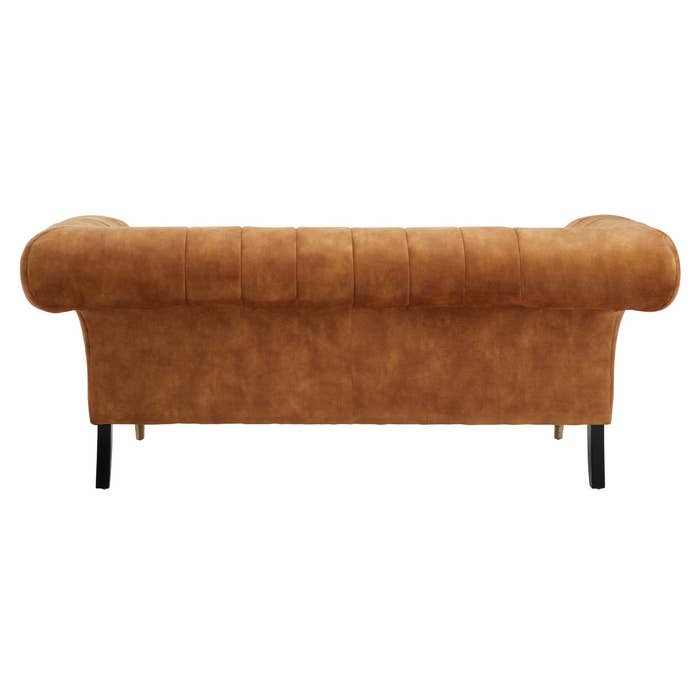 Annette 2-Seater Sofa – Gold Velvet