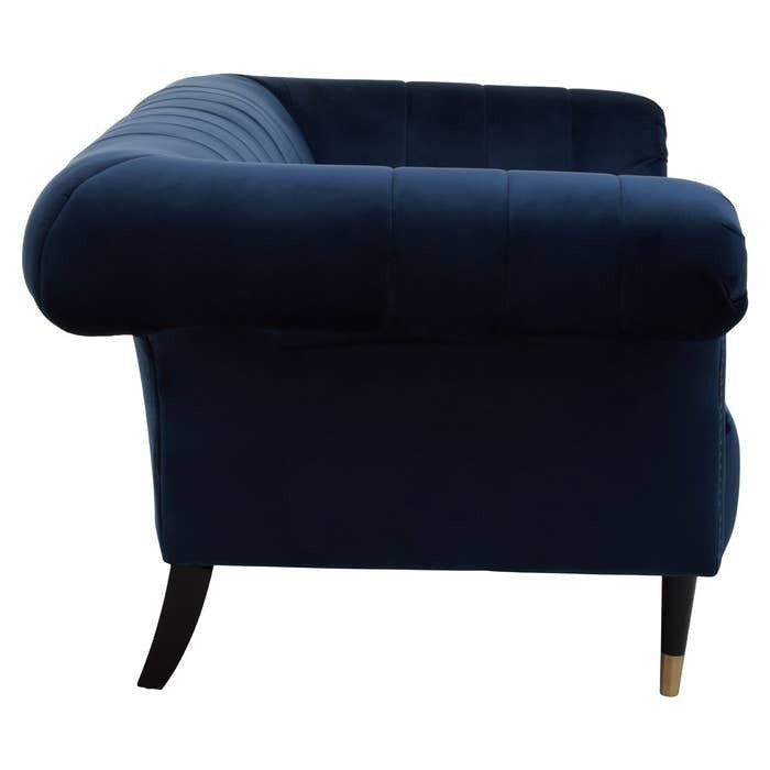 Annette 2-Seater Sofa – Midnight Blue Velvet