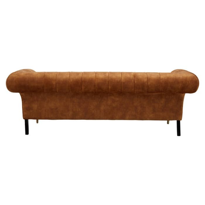 Annette 3-Seater Sofa – Gold Velvet