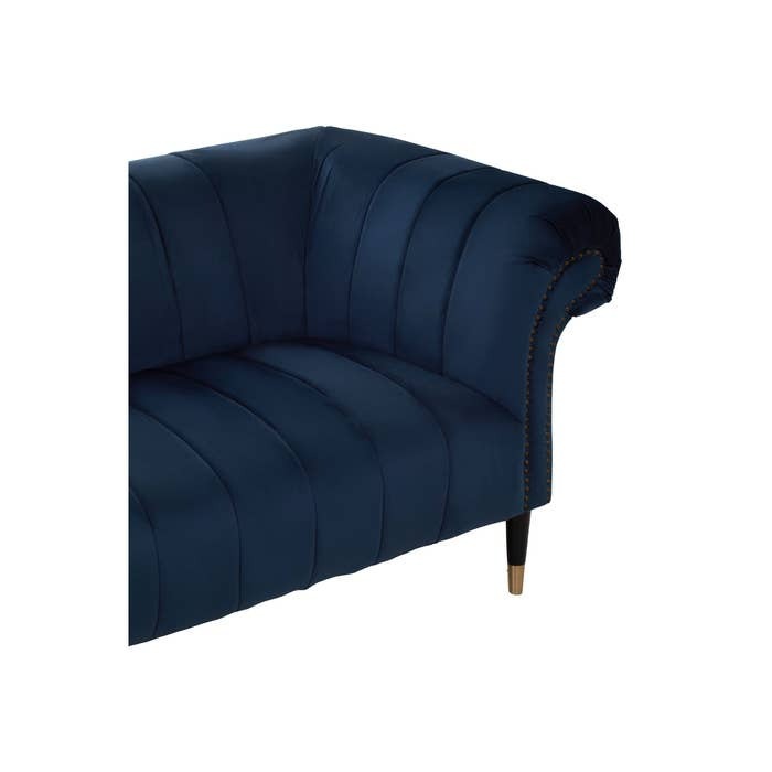 Annette 3-Seater Sofa – Midnight Blue Velvet