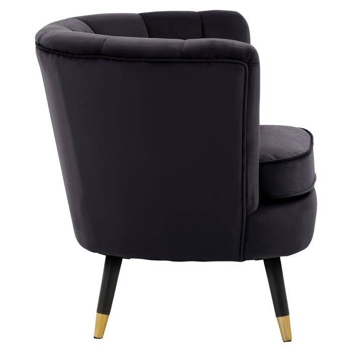 Arabella Armchair – Black Velvet