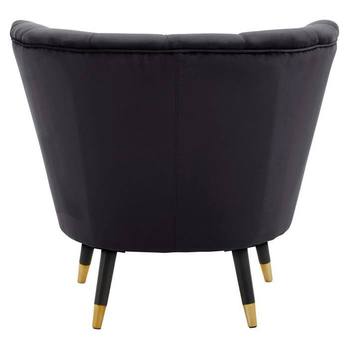 Arabella Armchair – Black Velvet