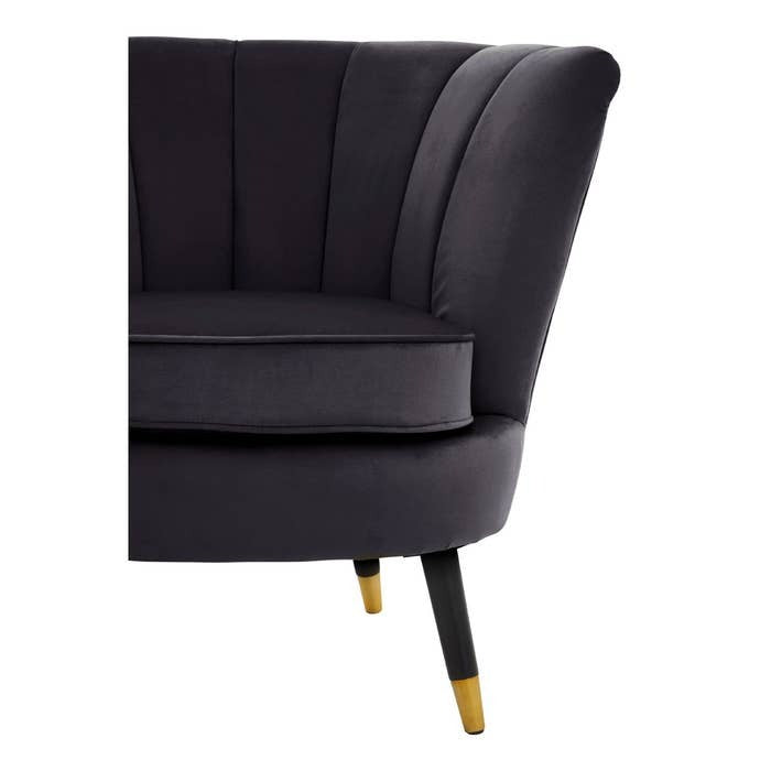 Arabella Armchair – Black Velvet