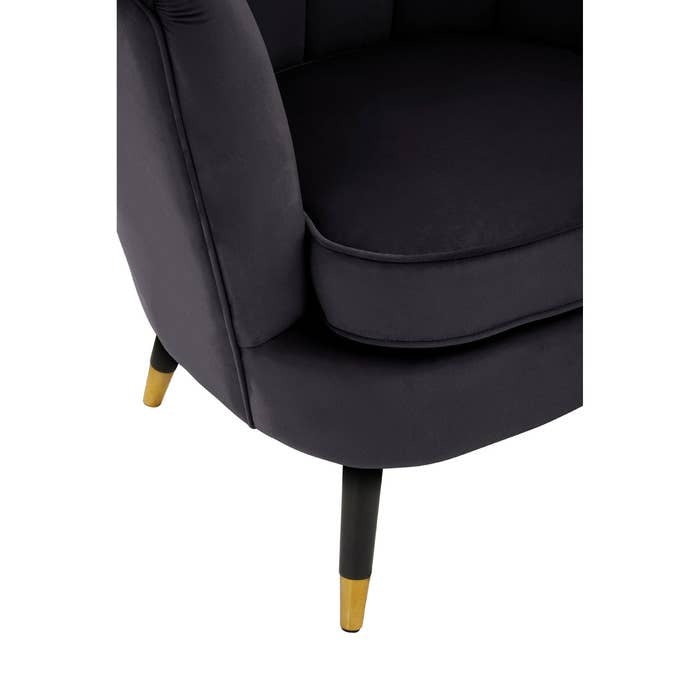 Arabella Armchair – Black Velvet