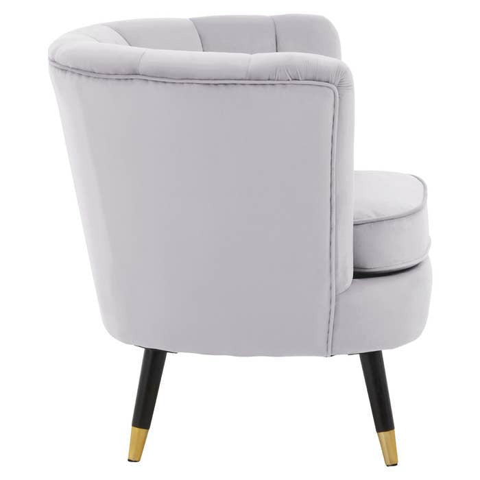 Arabella Armchair – Grey Velvet