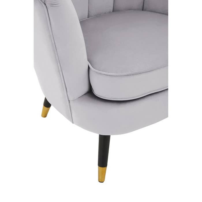 Arabella Armchair – Grey Velvet