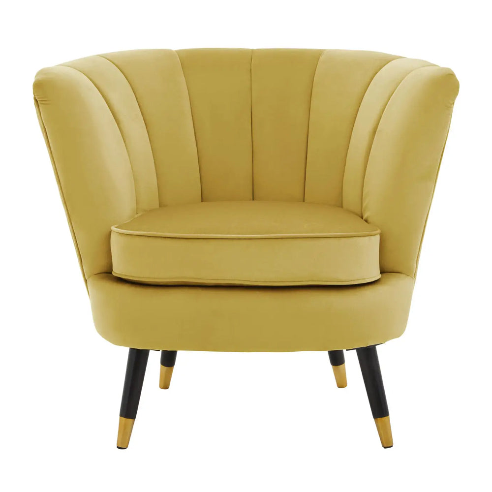 Arabella Armchair – Pistachio Velvet