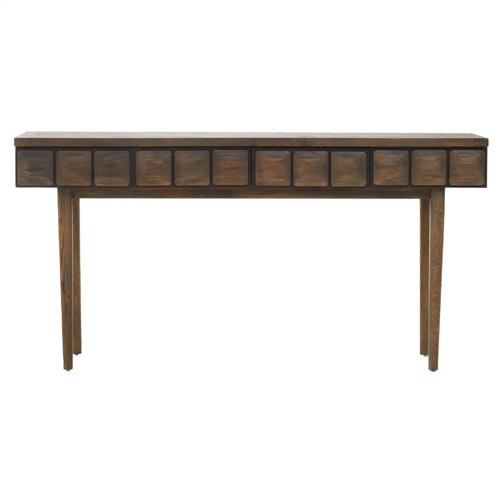 Asher Console Table in Oak Wood