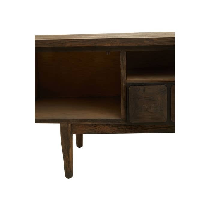 Asher Media Unit in Oak Wood