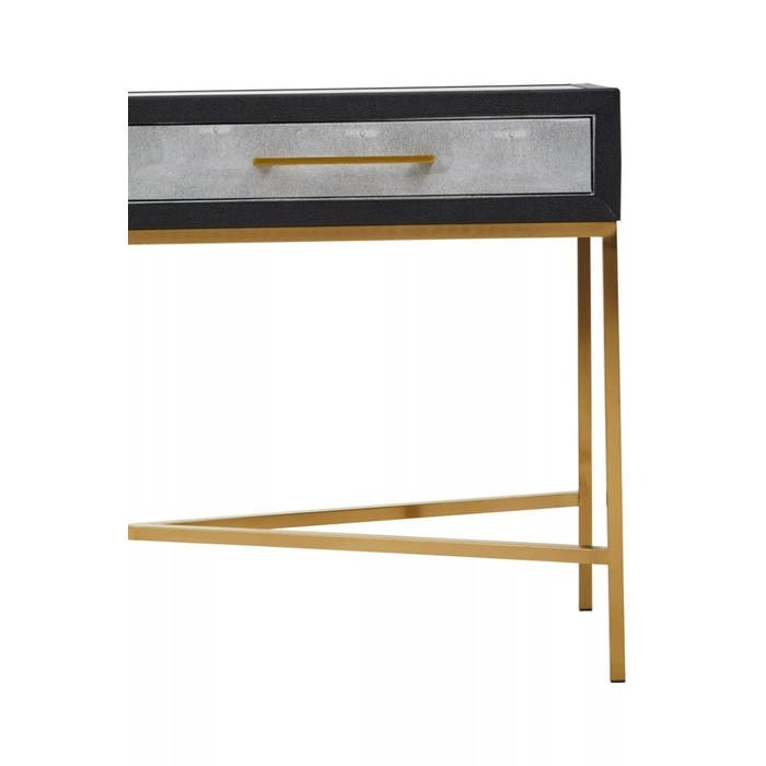 Aurelius Console Table in Grey Shagreen