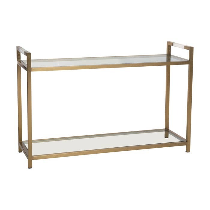 Axel Console Table – Matte Gold