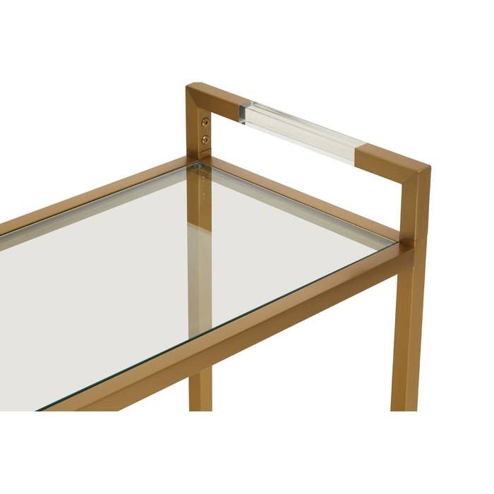 Axel Console Table – Matte Gold