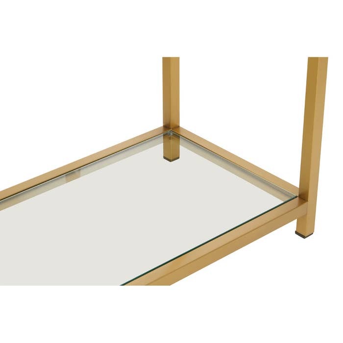 Axel Console Table – Matte Gold