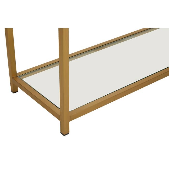 Axel Console Table – Matte Gold