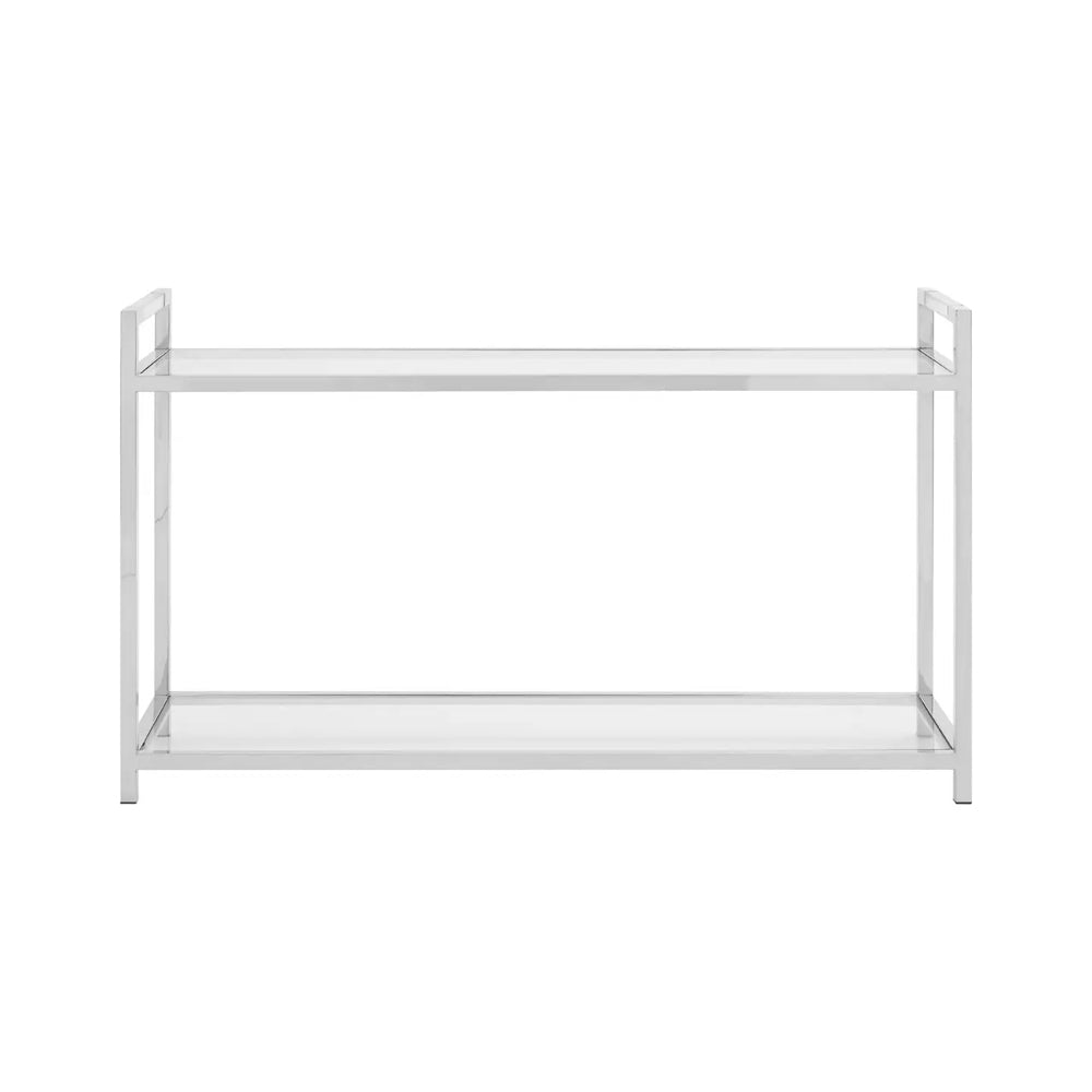 Axel Console Table – Polished Nickel