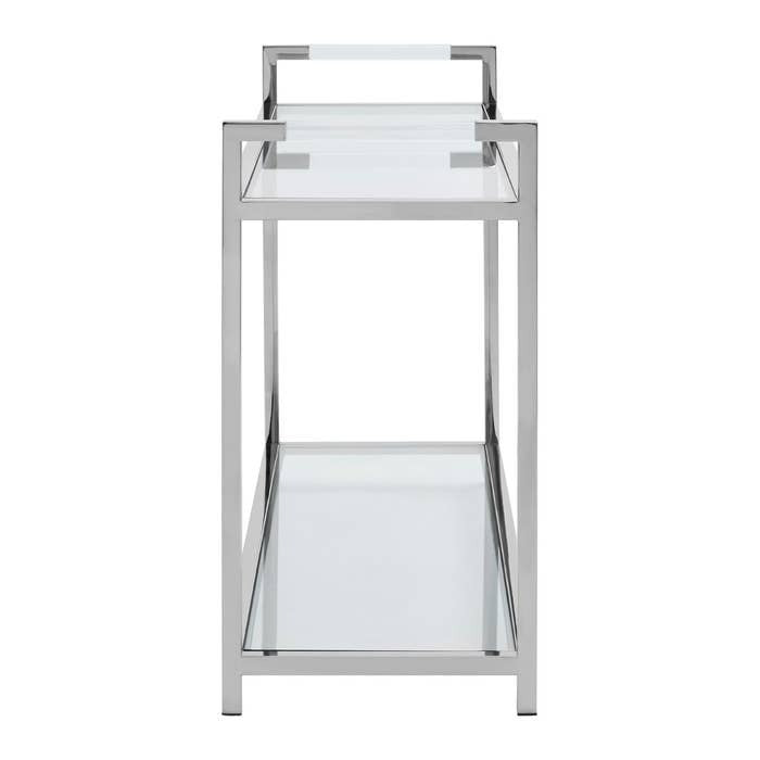 Axel Console Table – Polished Nickel