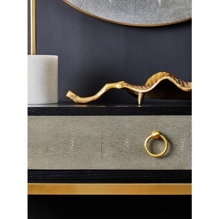 Azra Console Table – Grey Shagreen