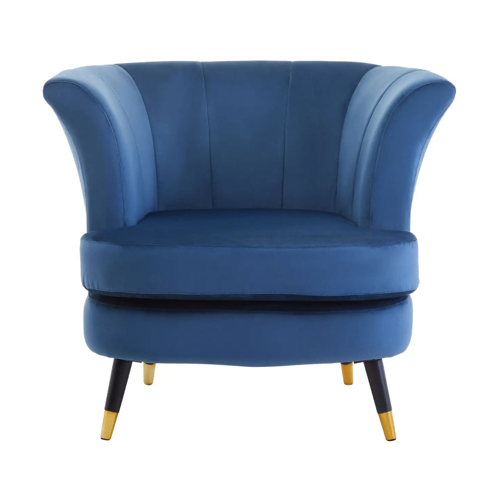 Bastiana Chair – Midnight Blue Velvet