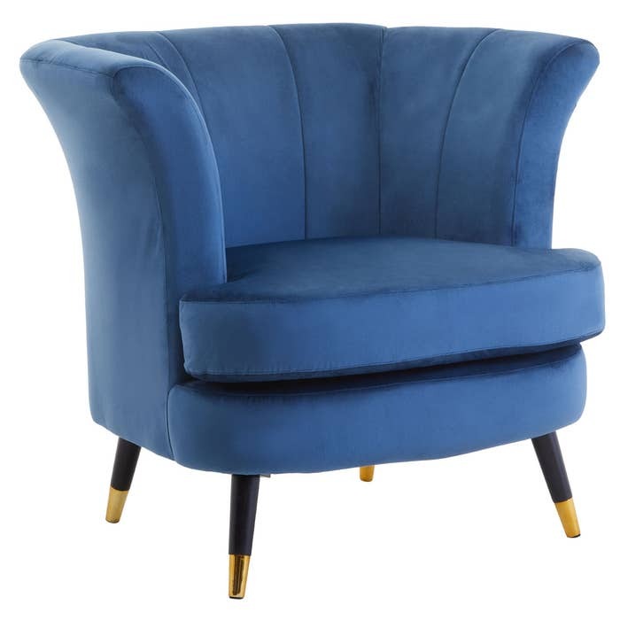 Bastiana Chair – Midnight Blue Velvet