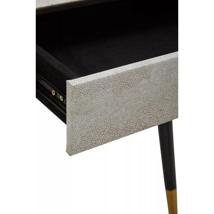 Casper Console Table in Natural Shagreen