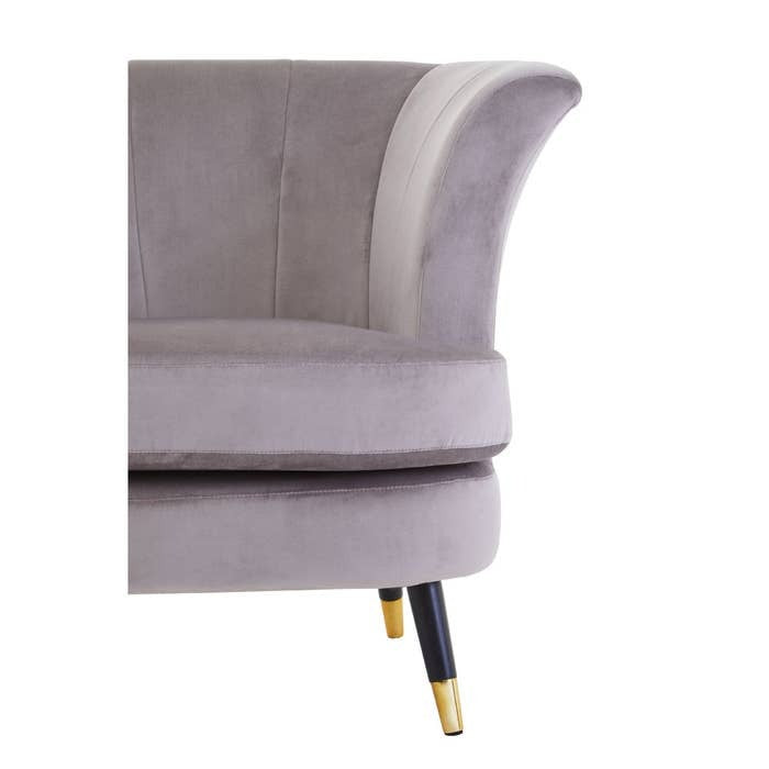 Castaneda Armchair – Mink Velvet