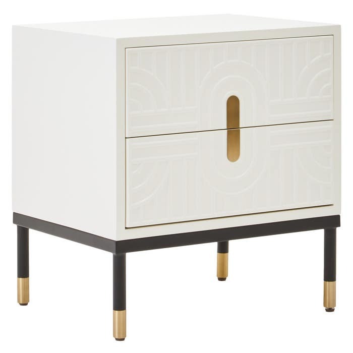 Cavan Geometric Chest – Off-white