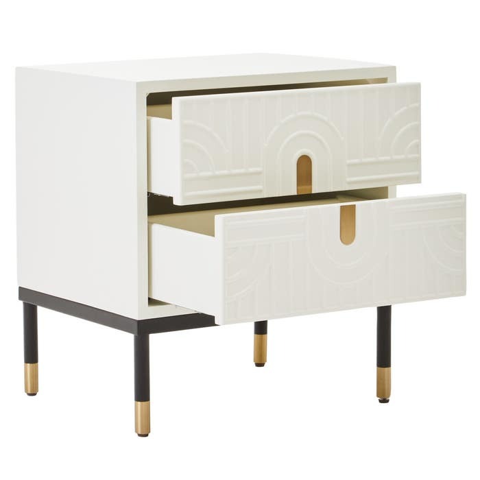 Cavan Geometric Chest – Off-white