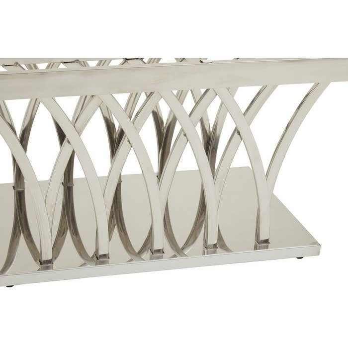 Celeste Coffee Table – Black and Silver