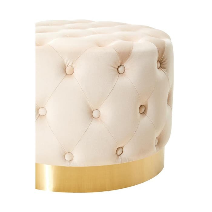 Cordelia Tufted Stool – Stone