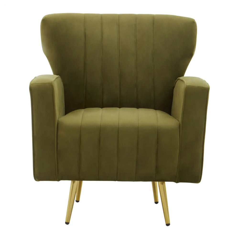 Corello Armchair – Green Velvet