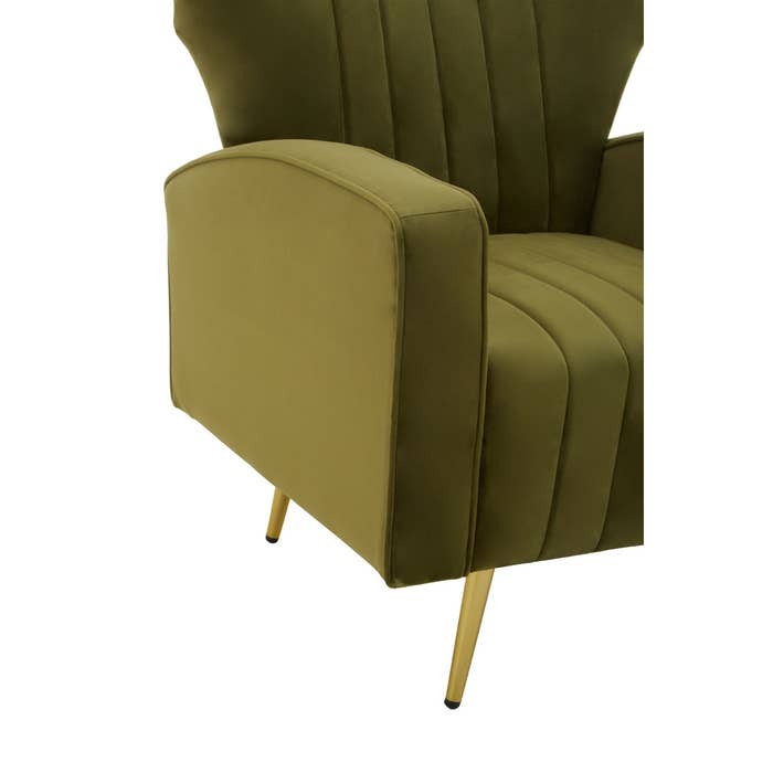 Corello Armchair – Green Velvet