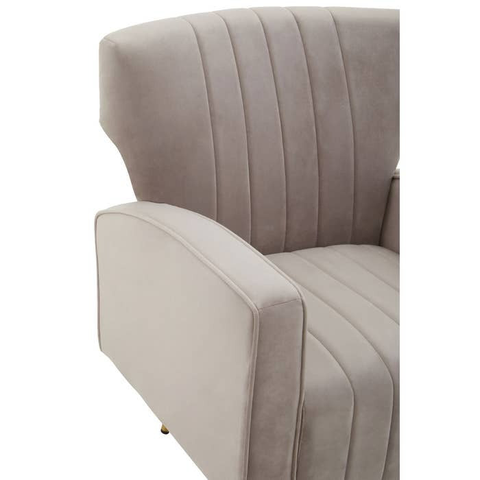 Corello Armchair – Mink Velvet