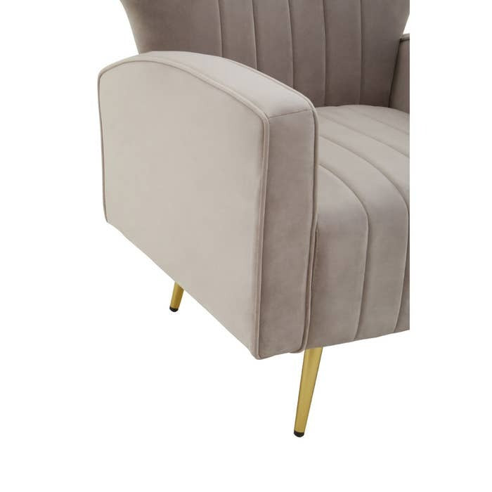 Corello Armchair – Mink Velvet