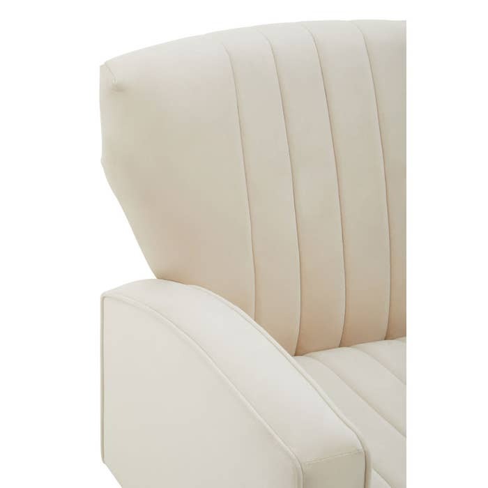 Corello Armchair – Natural Velvet