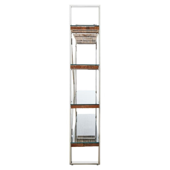 Dario Shelving Unit – Natural Wood