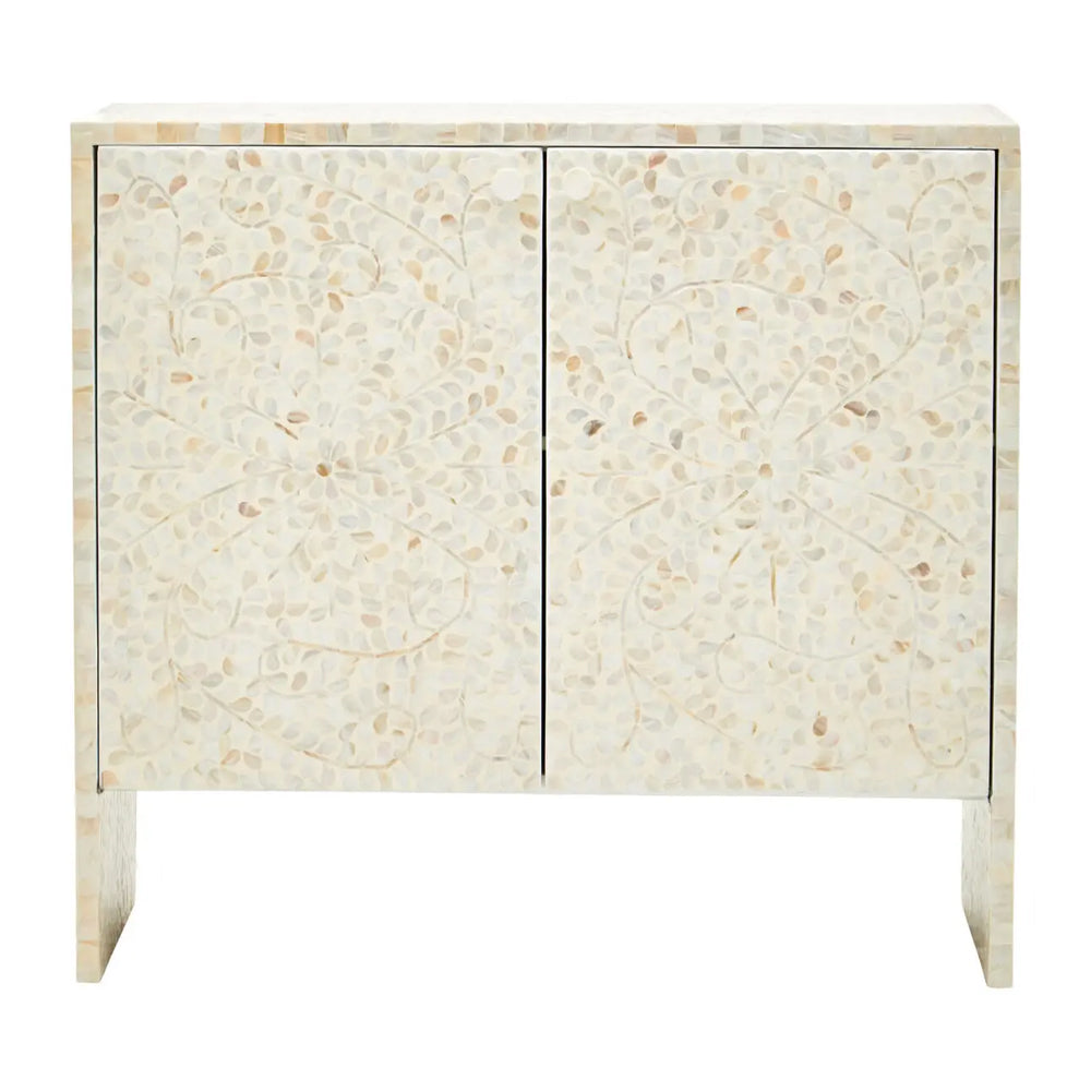 Elinda Mother of Pearl Cabinet – Floral